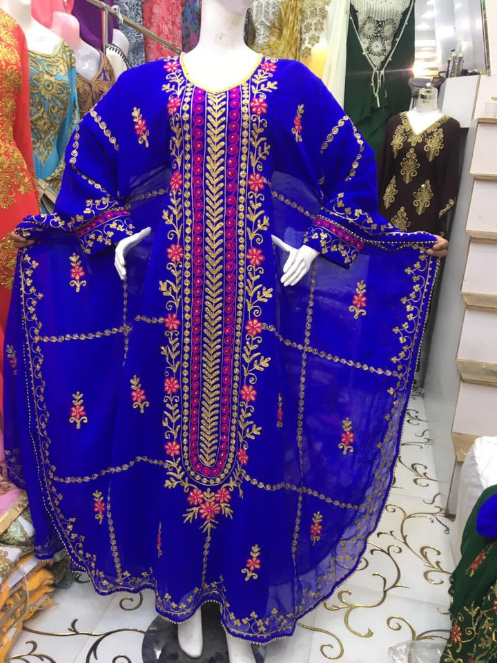 Dubai Golden Aari work Farasha , beach wear