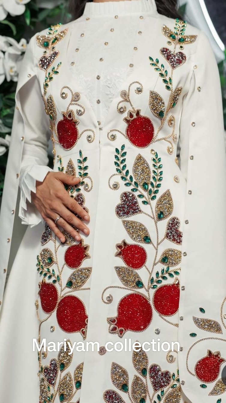 Designer kaftan with luxury embroidery work wedding wear