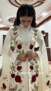 Designer kaftan with luxury embroidery work wedding wear