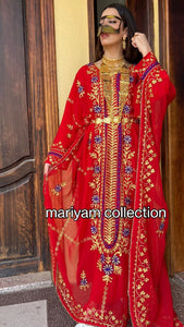 Dubai Golden Aari work Farasha , beach wear
