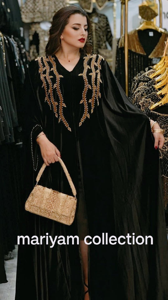 Elegant Handwork Beaded Abaya wedding wear Abaya