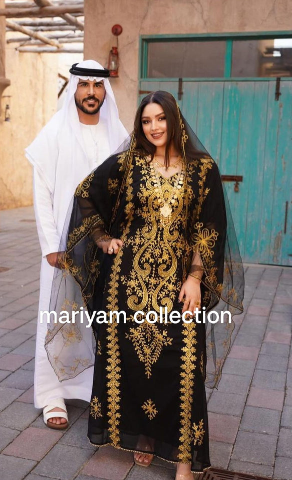 Designer Kaftan Hand Embroidered wedding wear