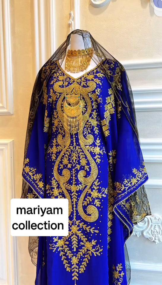 Designer Kaftan Hand Embroidered wedding wear
