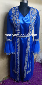 Designer Wedding Dress Crystal Embroidered Kaftan