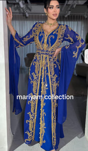 Designer black bridal wear kaftan