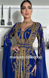 Designer black bridal wear kaftan