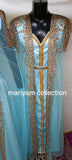 SALE!!! LUXURY Evening Party wear kaftan with gold embroidery