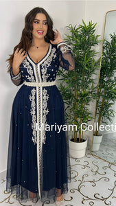 Designer kaftan with luxury embroidery  party wear