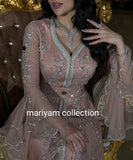 Designer kaftan with luxury embroidery  wedding wear for women