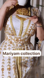 Crystal Stuudded Kaftan Hand Embroidered Takchita
