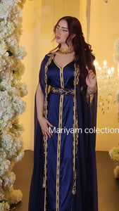 Moroccan Embroidered luxurious Caftan Dubai Gown