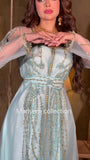 Designer Wedding Dress Crystal Embroidered Kaftan