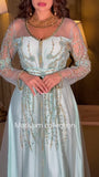 Designer Wedding Dress Crystal Embroidered Kaftan