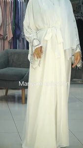 Elegant hand embroidey Abaya Wedding Abaya