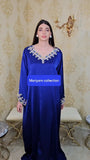 Moroccan Embroidered luxurious Caftan , Moroccan Kaftan Dubai Gown