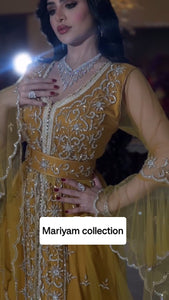 Moroccan Embroidered Caftan Fancy Party Dress