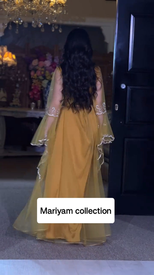 Moroccan Embroidered Caftan Fancy Party Dress