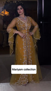 Moroccan Embroidered Caftan Fancy Party Dress