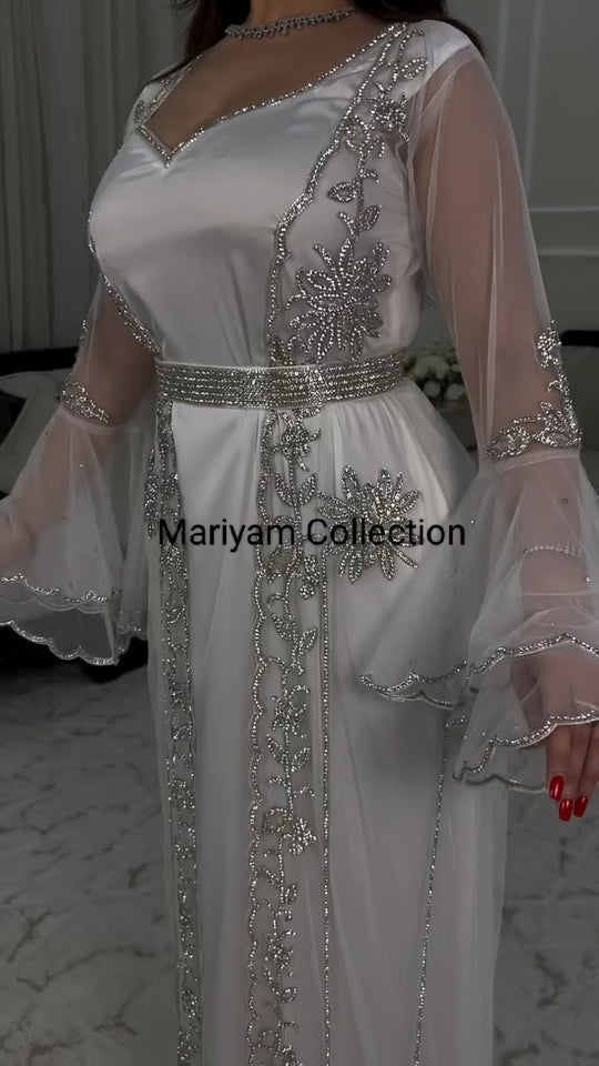 Designer kaftan with luxury embroidery  wedding  wear