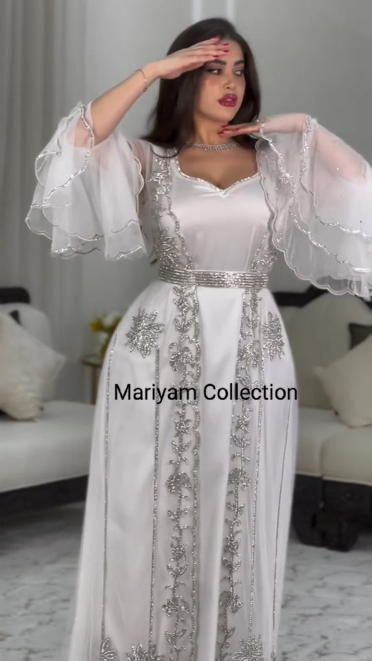 Designer kaftan with luxury embroidery  wedding  wear