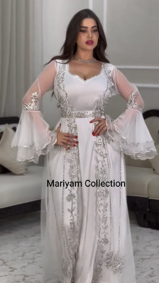 Designer kaftan with luxury embroidery  wedding  wear