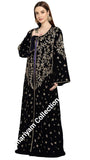 Handmade Wedding Gown Designer Kaftan Crystal Velvet Takchita