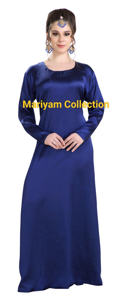 customised Arabian Caftan Dress With Floral Embroidery