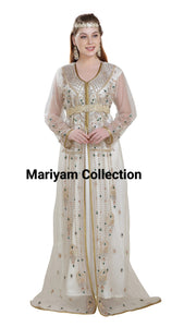 Designer two piece wedding wear kaftan for women