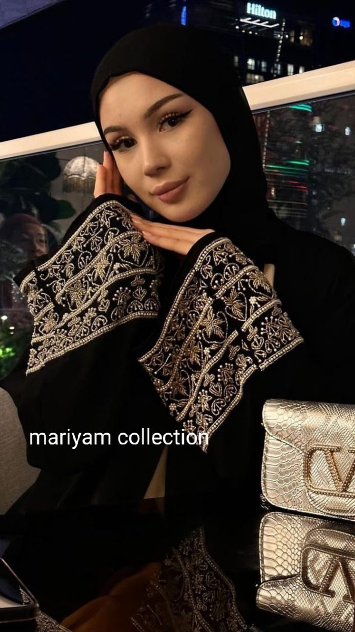 Luxurious Embroidered Abaya Special Occasion