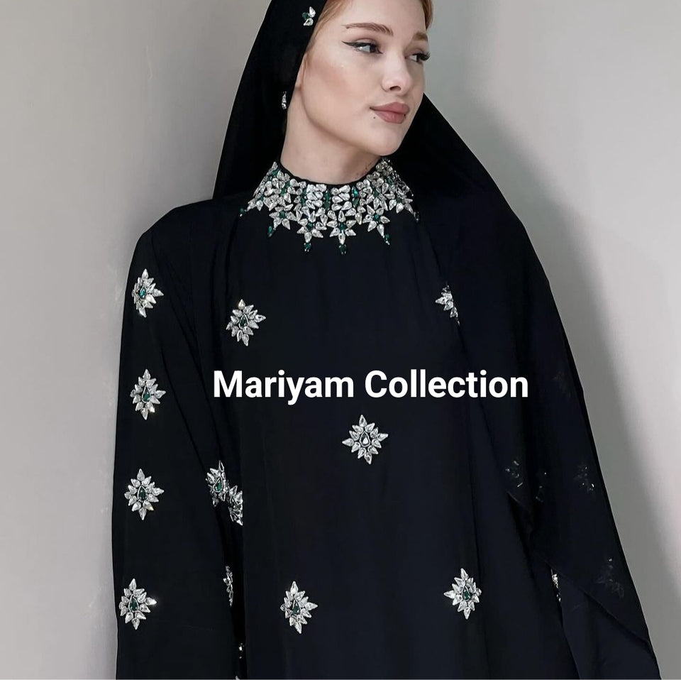 Luxurious Embroidered Abaya Special Occasion prayer abaya