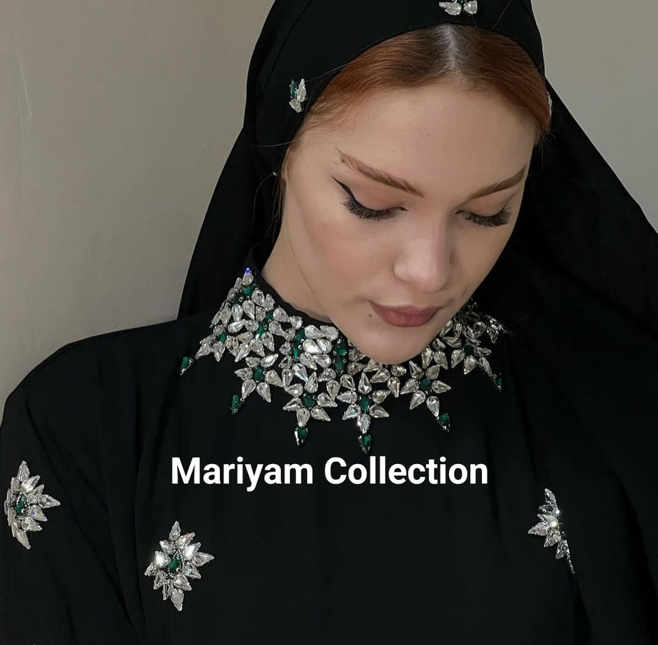 Luxurious Embroidered Abaya Special Occasion prayer abaya