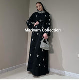 Luxurious Embroidered Abaya Special Occasion prayer abaya