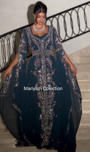 Moroccan Luxury Beaded Caftan, Wedding Dress