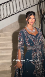 Moroccan Luxury Beaded Caftan, Wedding Dress