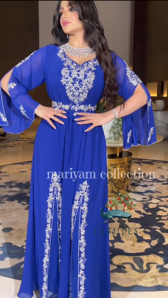 Moroccan Kaftan Luxe Handcrafted Women's Robe