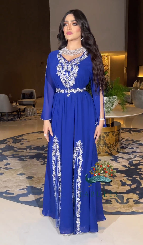 Moroccan Kaftan Luxe Handcrafted Women's Robe