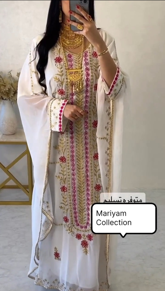 Dubai Golden Aari work Farasha , beach wear