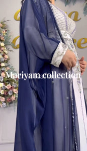 Dubai Moroccan kaftan Hand Beaded Floor Length kaftan