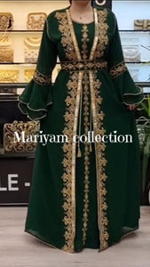 Dubai Moroccan kaftan with luxury embroidery