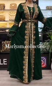 Dubai Moroccan kaftan with luxury embroidery