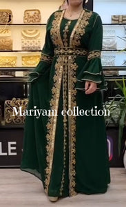 Dubai Moroccan kaftan with luxury embroidery
