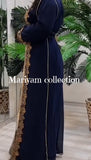 Dubai Moroccan kaftan Hand Beaded Floor Length kaftan