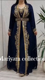 Dubai Moroccan kaftan Hand Beaded Floor Length kaftan
