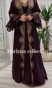 Royal African Attire Bridesmaid caftan Dubai Moroccan Kaftan