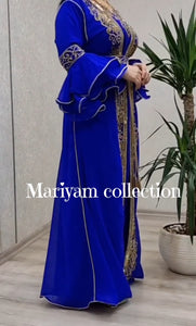 New Arrival for Muslim Women Elegant Sequin-Embellished Kaftan