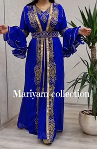 New Arrival for Muslim Women Elegant Sequin-Embellished Kaftan