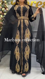 Moroccan Embroidered luxurious Caftan Dubai Gown