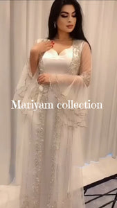 Designer Wedding Dress Crystal Embroidered Kaftan