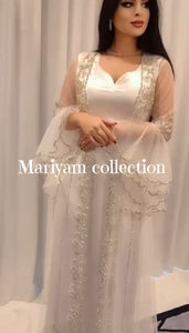 Designer Wedding Dress Crystal Embroidered Kaftan