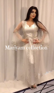 Designer Wedding Dress Crystal Embroidered Kaftan
